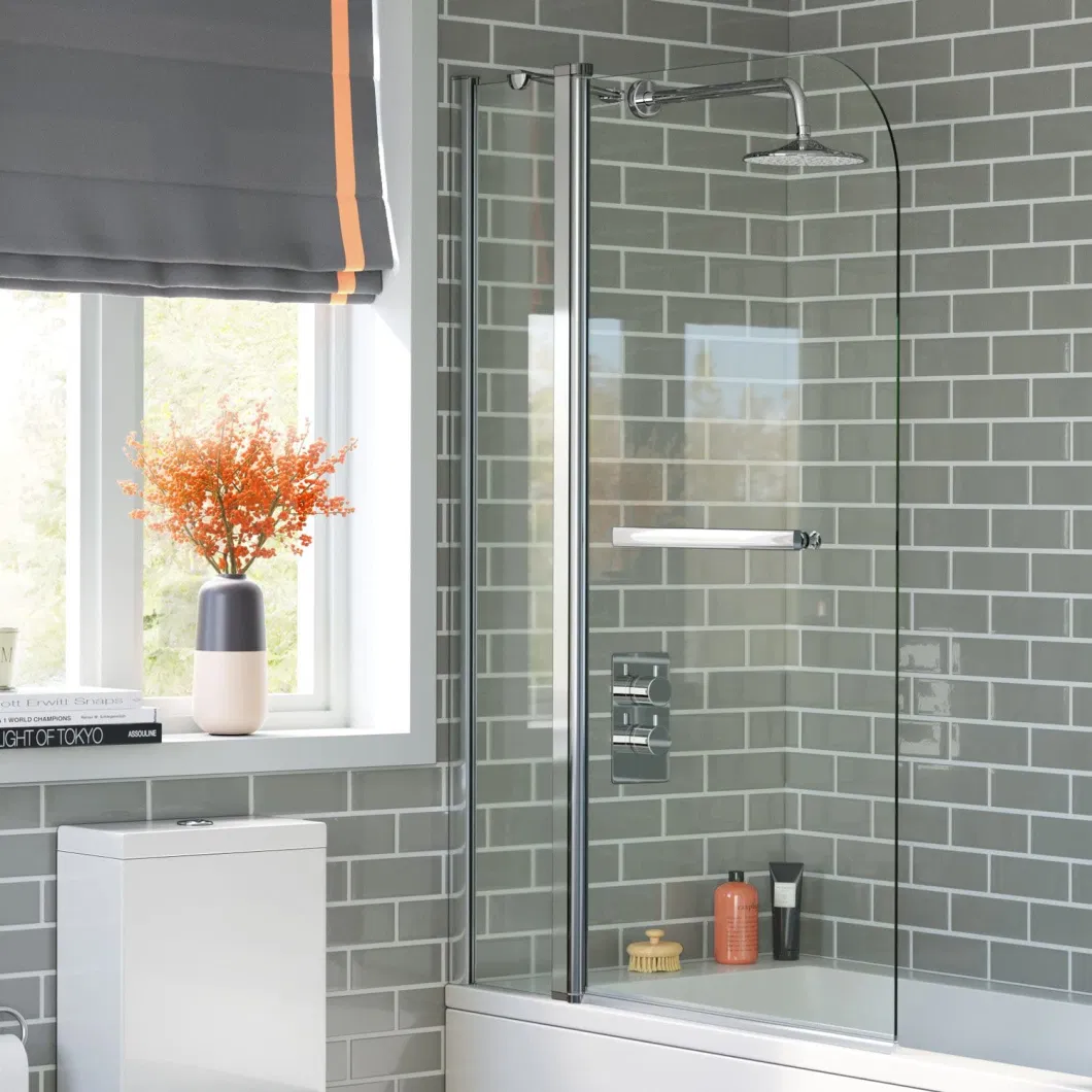 Soaking Tub Pivot Glass Shower Door