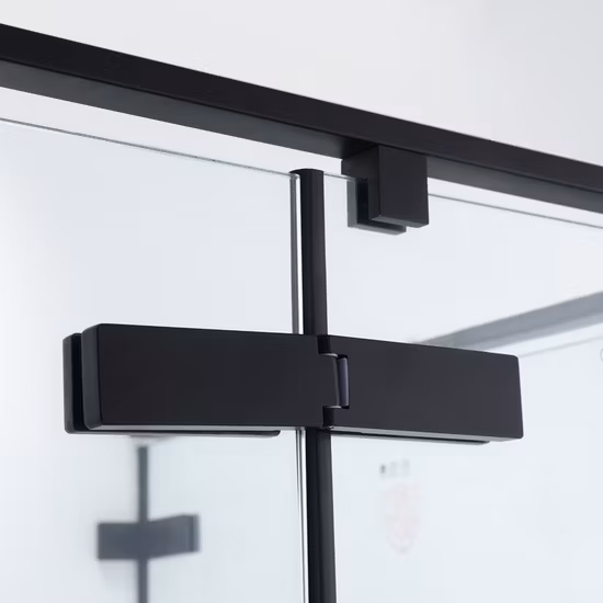 基本的なカスタマイズトレンディなブラック フレームのバスルーム ピボット強化ガラス シャワー エンクロージャ