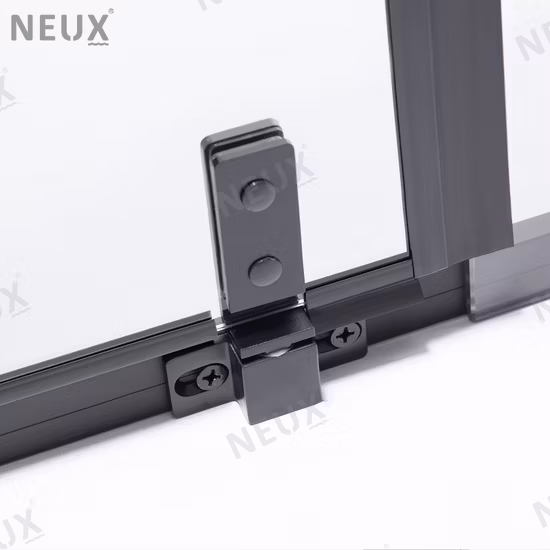 基本的なカスタマイズトレンディなブラック フレームのバスルーム ピボット強化ガラス シャワー エンクロージャ